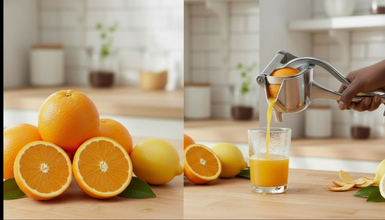 Presse-Fruit Manuel Multifonction – Jus Naturel Frais à la Maison