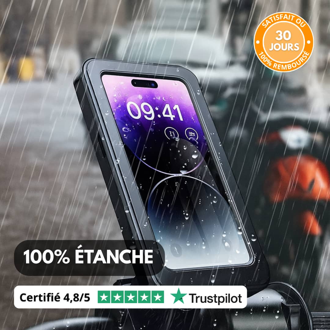 Support Téléphone Étanche 360°