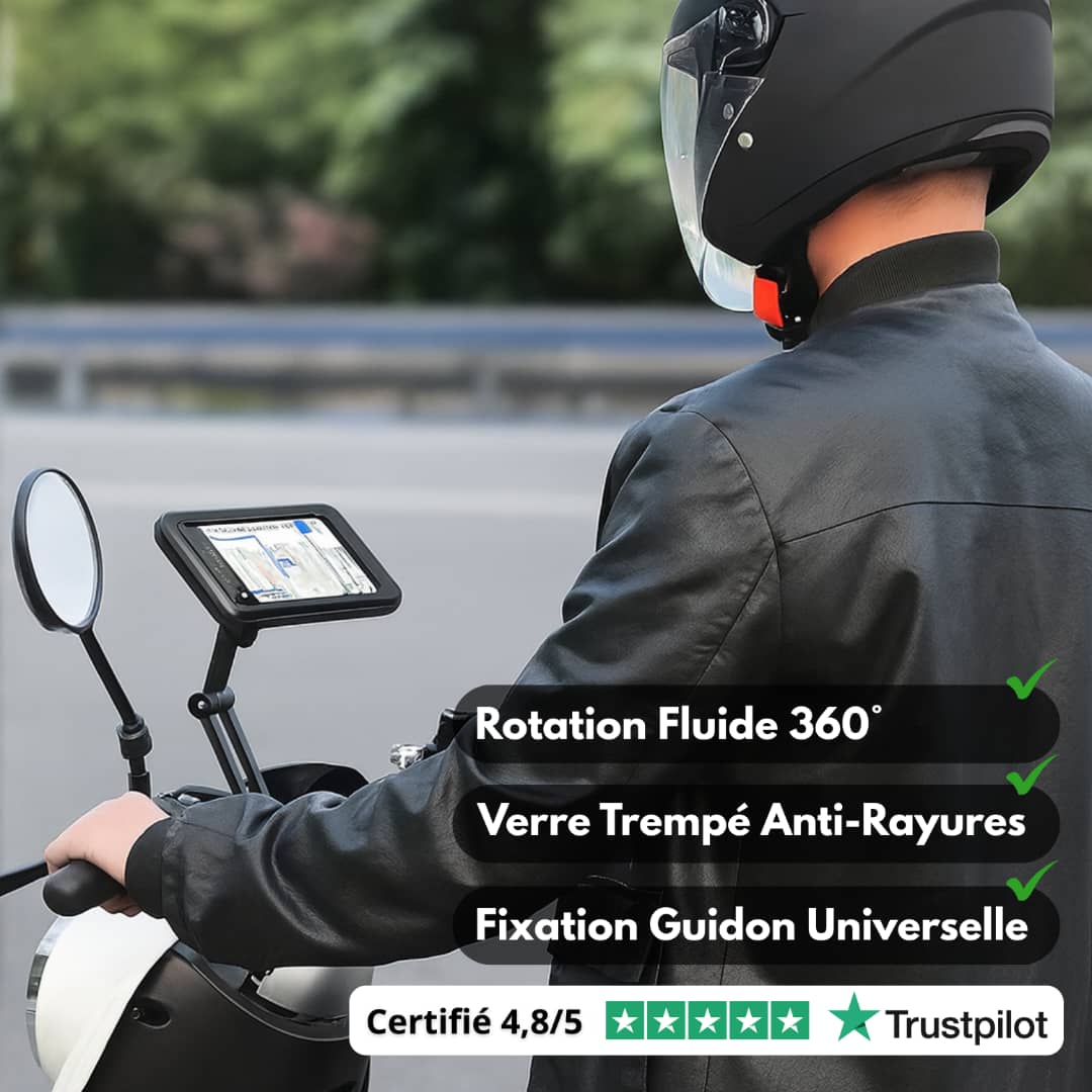 Support Téléphone Étanche 360°