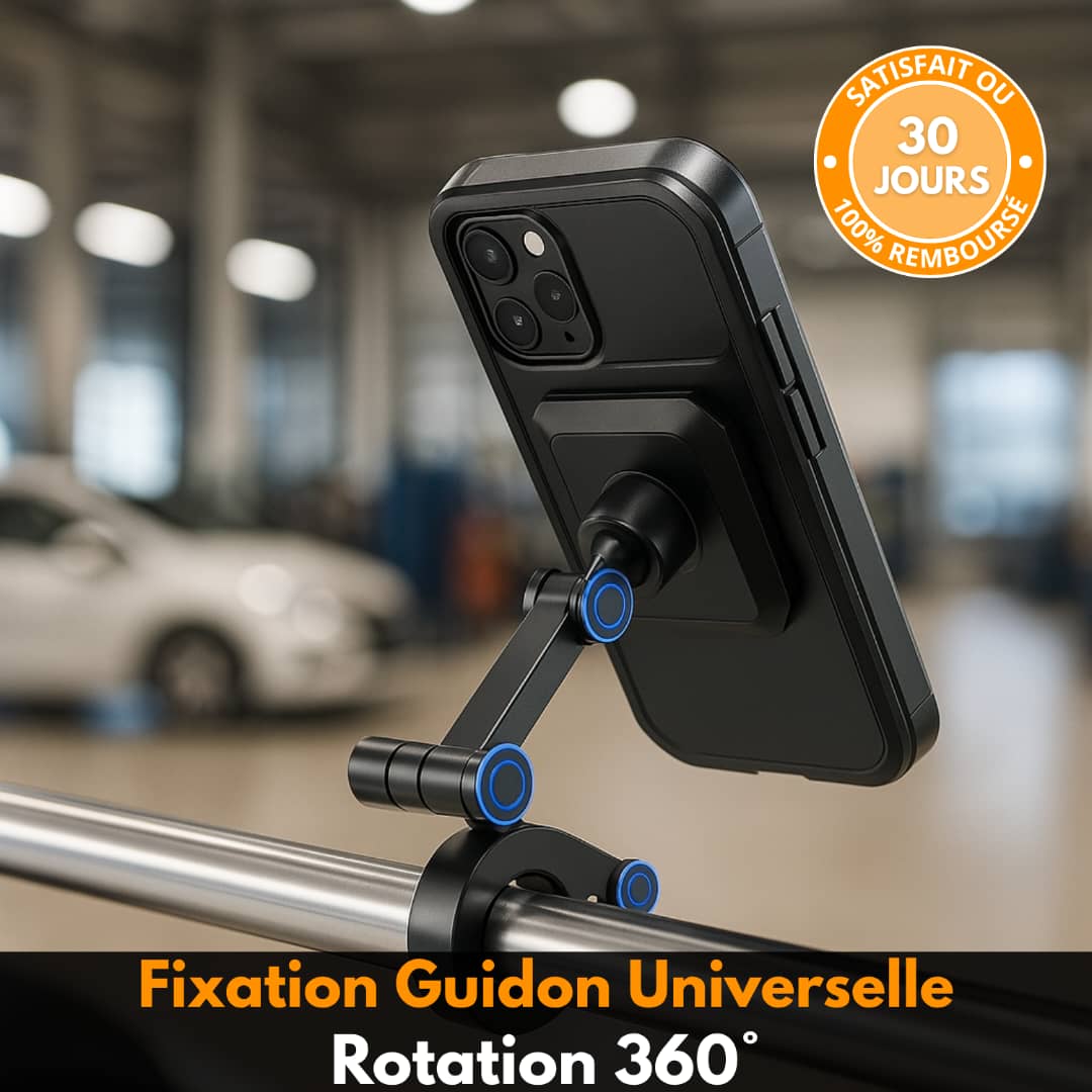 Support Téléphone Étanche 360°