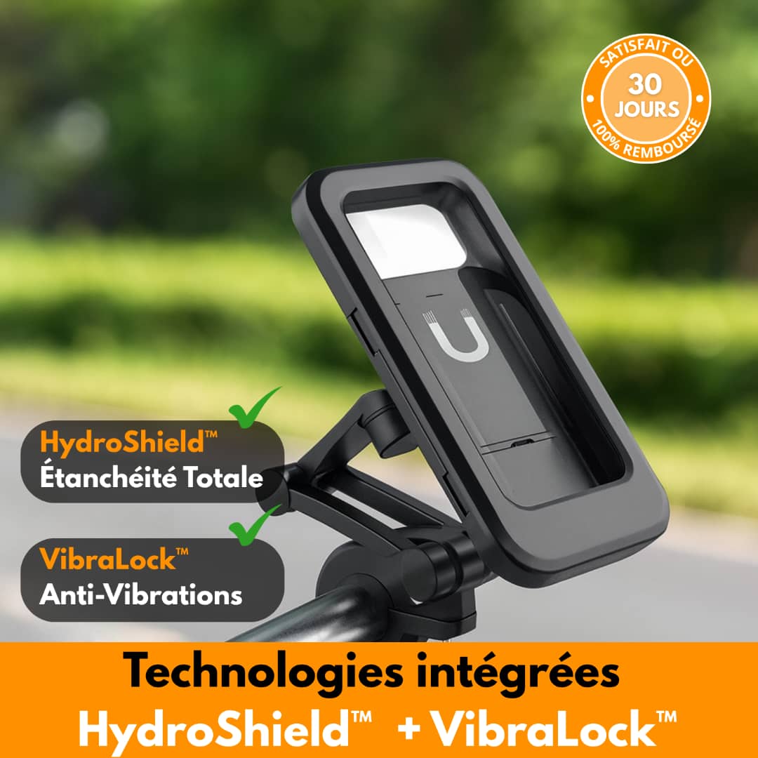 Support Téléphone Étanche 360°